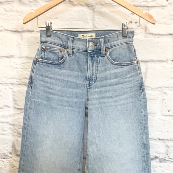 Madewell 23P The Perfect Vintage Wide-Leg Crop Jean Women’s High Rise Jeans - Picture 4 of 12